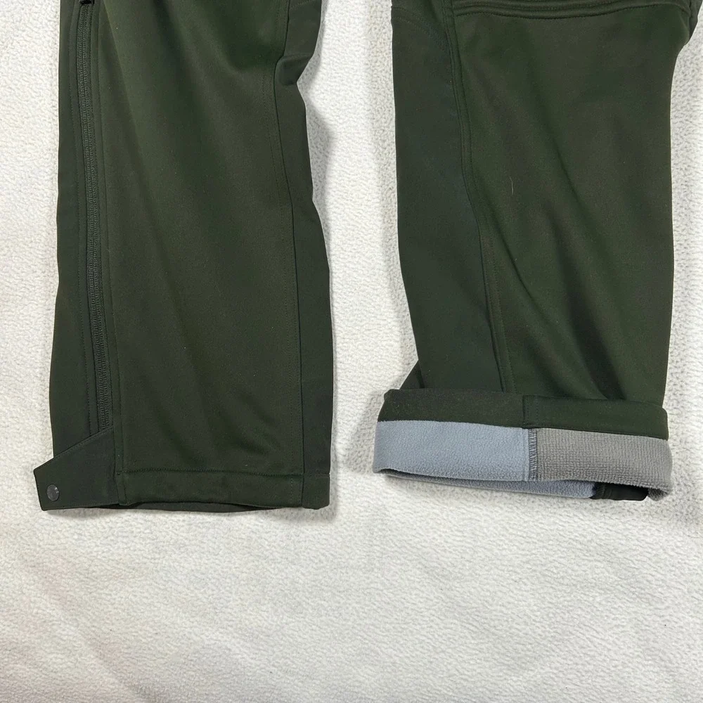 Under‎ Armour Storm Gore Windstopper Pants Mens 38 Green Tactical Fleece Lined